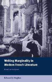 E.J. Hughes, Writing Marginality in Modern French Literature. From Loti to Genet