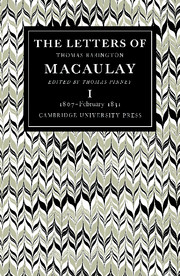 The Letters of Thomas Babington MacAulay