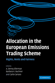 Allocation in the European Emissions Trading Scheme: Rights, Rents and Fairness A. Denny Ellerman, Barbara K. Buchner and Carlo Carraro