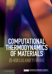 Computational Thermodynamics Materials Materials Science