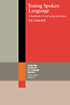 Cover image of Testing Spoken Language