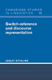 Switch-Reference and Discourse Representation
