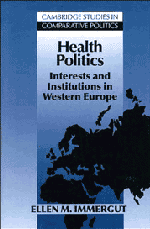 Health Politics Interests And Institutions Western Europe Comparative