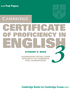 Cover image of Cambridge Certificate of Proficiency in English 3
