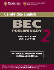 Cambridge BEC Preliminary 2