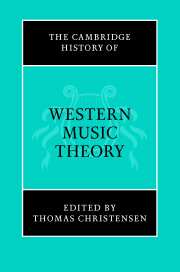 The Cambridge History of Western Music Theory