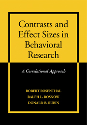Contrasts and Effect Sizes in Behavioral Research