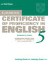 Cover image of Cambridge Certificate of Proficiency in English 5