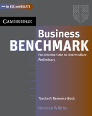 Business Benchmark Pre-Intermediate to Intermediate