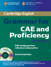 C. Grammar for CAE and Proficiency (Book + Audio)