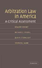 Arbitration Law in America