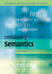 introduction to lexical semantics pdf