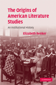The Origins of American Literature Studies