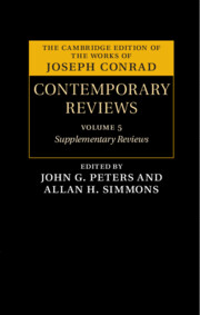 Joseph Conrad: Contemporary Reviews