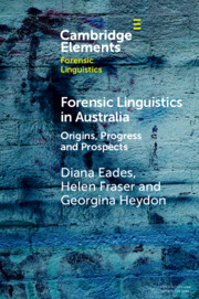 Forensic Linguistics in Australia