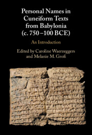 Personal Names in Cuneiform Texts from Babylonia (c. 750–100 BCE)