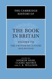 The Cambridge History of the Book in Britain