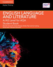 A/AS Level English Language and Literature for AQA