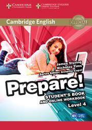 Cambridge English Prepare! Level 4