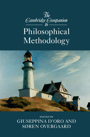 The Cambridge Companion to Philosophical Methodology Couverture du livre