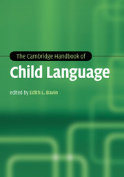 The Cambridge Handbook of Child Language