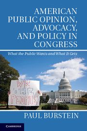 American Public Opinion, Advocacy, and Policy in Congress cover