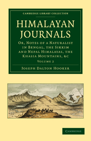 Himalayan Journals, Notes of a Naturalist: In Bengal, The Sikkim and Nepal Himalayas, The Khasia Mountains, Etc. (Forgotten Books) Joseph Dalton Hooker
