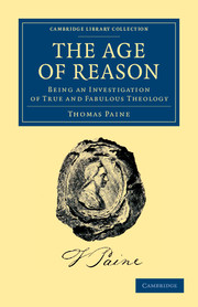 age of reason thomas paine