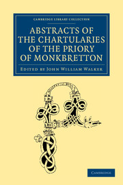 Abstracts of the Chartularies of the Priory of Monkbretton