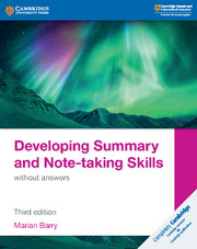 Developing Summary and Note-taking Skills