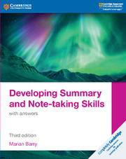 Developing Summary and Note-taking Skills
