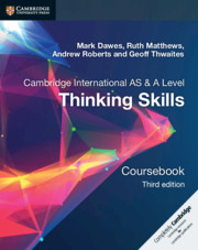 Cambridge International AS/A Level  Thinking Skills