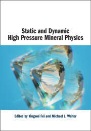 Static and Dynamic High Pressure Mineral Physics