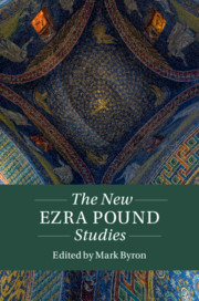 The New Ezra Pound Studies