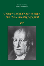 Georg Wilhelm Friedrich Hegel: <I>The Phenomenology of Spirit</I>