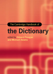 The Cambridge Handbook of the Dictionary