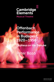 Offenbach Performance in Budapest, 1920–1956