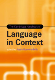 The Cambridge Handbook of Language in Context