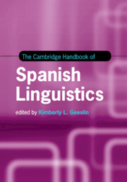 The Cambridge Handbook of Spanish Linguistics