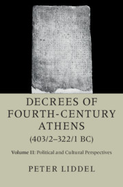 Decrees of Fourth-Century Athens (403/2–322/1 BC)