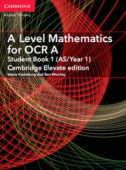 for OCR Student Book 1 (AS/Year 1) Cambridge Elevate edition (2 Years)