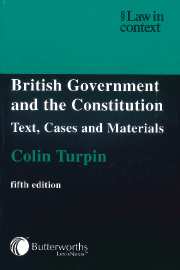 British Government and the Constitution