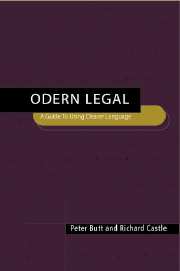 Modern Legal Drafting