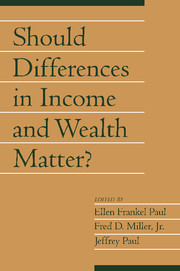 Should Differences in Income and Wealth Matter?