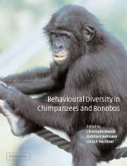 Behavioural Diversity in Chimpanzees and Bonobos
