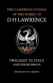 Twilight in Italy and Other Essays