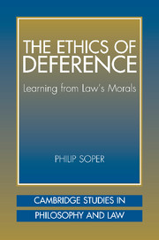 The Ethics of Deference