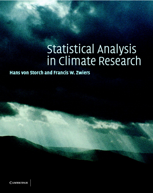 statistical analysis in climate research pdf