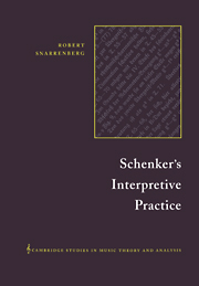 Schenker's Interpretive Practice