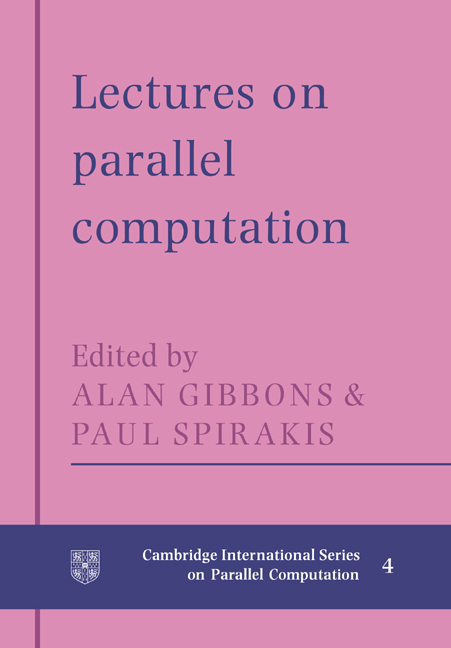 Lectures in Parallel Computation